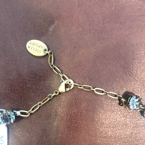 Stella & Ruby cut glass gemstone necklaces (2) 15”-18.5” and 15.5”-20” - Picture 4 of 7